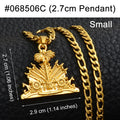 Anniyo Haiti Pendant and Necklace for Women/Girls,Ayiti Items Jewelry of Haiti @068506
