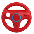 6 color Durable Plastic Steering Wheel For Wii for Mario Kart Racing Games Remote Controller Console