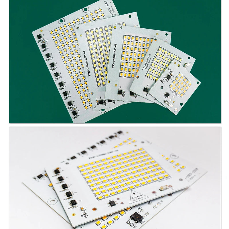 LED Lamp Chip SMD2835 Light Beads AC 220V 230V 240V 10W 20W 30W 50W 100W DIY For Outdoor Floodlight Cold White Warm White
