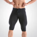 GANYANR Running Tights Men Compression Leggings Gym Sportswear Sexy Basketball Yoga Skins Sport Shorts Training Jogging Athletic