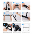 Selens 7-In-1 Reflector Set Foldable Photography Light Reflective Screen + Aluminium Stand + Bag For Photography Studio