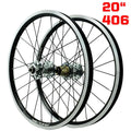 20inch BOBY bicycle wheels 406 451alloy bike wheel 20*1-3/8 6 nail disc brake 20"wheel 6 claw 4 bearing Vbrake12speed f100/r135