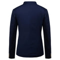 Men's Black Stand Up Collar Blazer Coat, Wedding Party Dress Jacket, Asia Sizes Slim-Fit Single Breasted Jaqueta, Blue Red Tops.