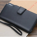 Baellerry Men Wallets Long Style High Quality Card Holder Male Purse Zipper Large Capacity Brand PU Leather Wallet For Men
