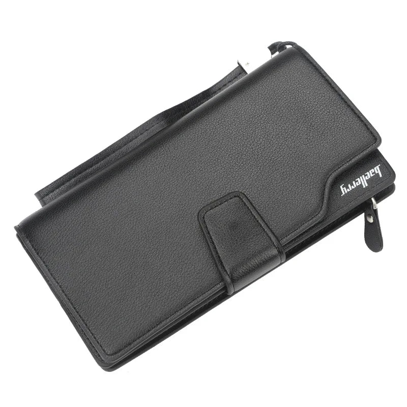New Card Holder Men Wallets Business Long Design Quality Fashion Casual Men Purse Zipper Multi-function Wallets