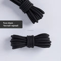 1pair Round Shoelaces Polyester Solid Classic For Yezy Sports Boot Bold Shoeslace Sneaker Shoe Laces Shoes Strings