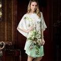 19MM100% Mulberry Silk Nightgowns For Women  Long Silk Nightgown Women Nightdress  Floral Real Silk sleepwear Ladies Female Gift
