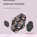 Reusable Menstrual Pads for Monthly Gaskets Women's Panties Washable Sanitary Napkin Female Hygiene Daily Towels Personal Health