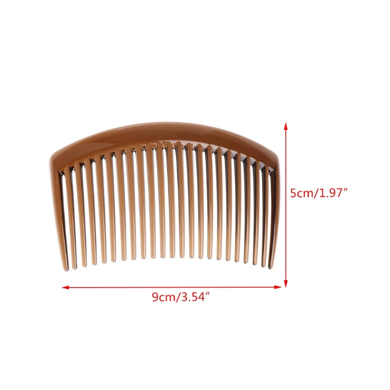 5Pcs/Set Handmade Comb 23 Tooth Plastic Headwear Hair Accessories Women DIY Clip