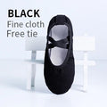 Boys Men Ballet Dance Shoes Adult Girls Soft Canvas Practice Dance Shoes Leather Sole Ballerina Shoes For Ballet