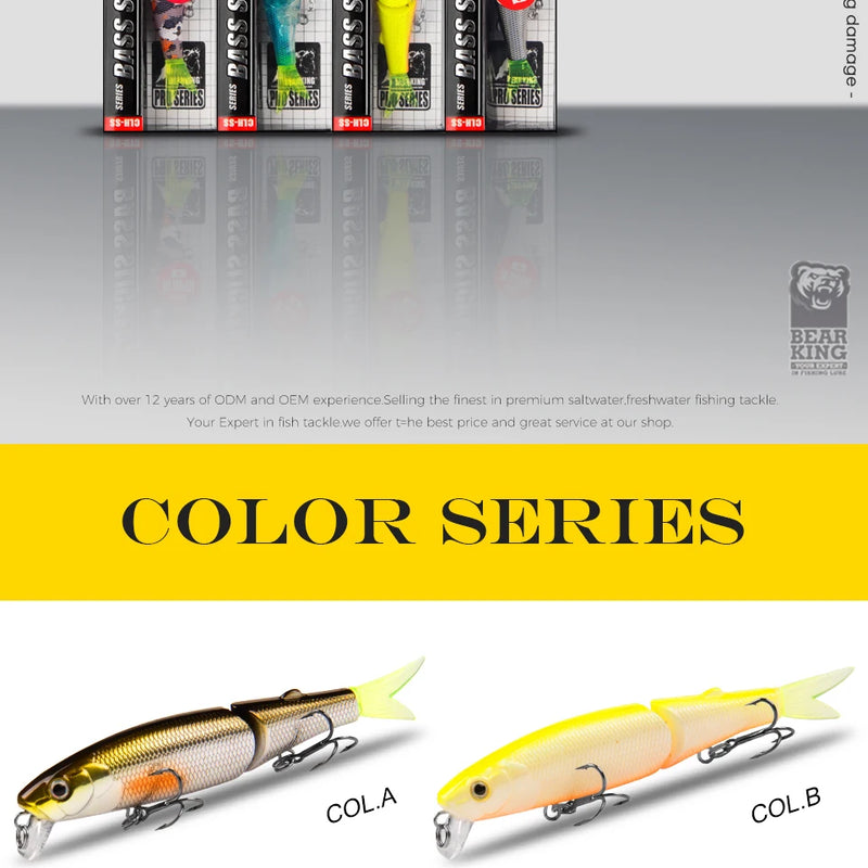 BEARKING 8.8cm 7.2g fishing lures minnow quality painting professional action baits hot model crankbaits penceil bait popper