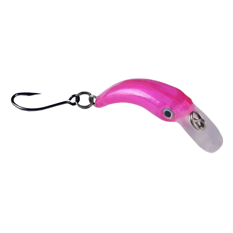 Mini Minnow Wobblers Triangle Hooks Fish Popper Bass | SAMAG