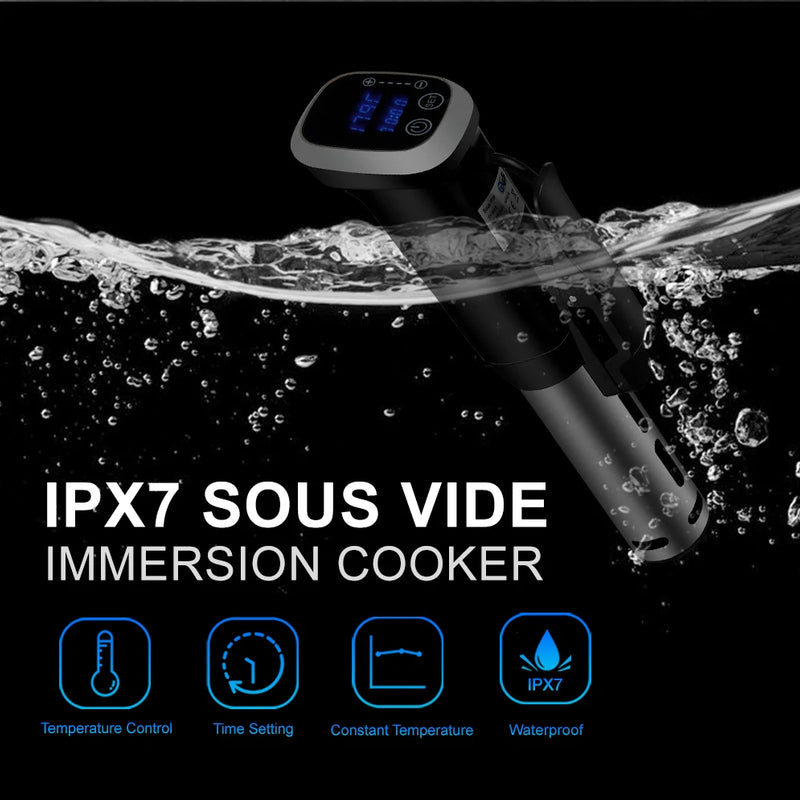 BioloMix 2.55 Generation IPX7 Waterproof Vacuum Sous Vide Cooker Immersion Circulator Accurate Cooking With LED Digital Display