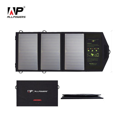 ALLPOWERS Solar panel 5V21W Portable Phone Charger Dual | SAMAG