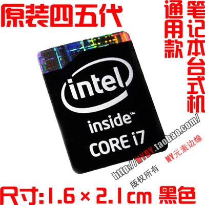 Hot Wholesale Original Core i7 3 4 5 6 7 8 9 10th Generation Laptop Desktop CPU Label Sticker