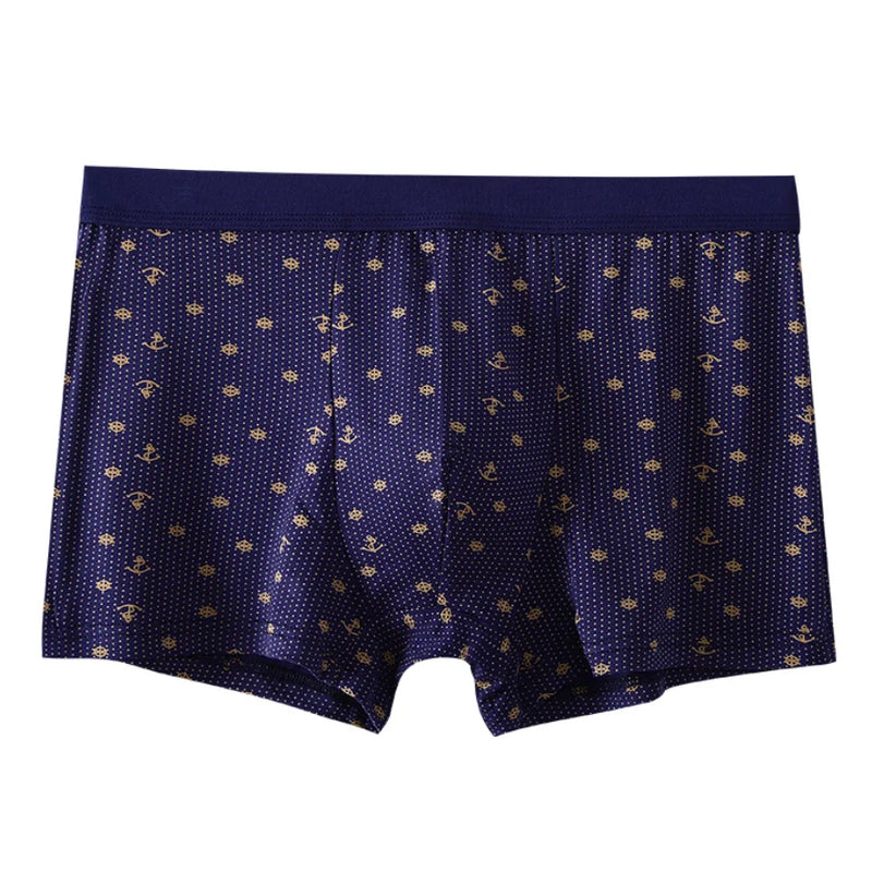 Bamboo Male Panties Sexy Underwear Men Cuecas Boxer New Fashion Boxer Shorts Mens Underware 4pcs/lot Free Shipping