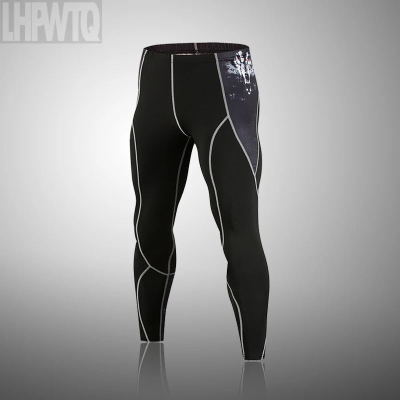 Men's Thermal Underwear Set MMA Tactics Fitness Leggings Base Compression Sports Suit Underwear Long Johns Men Clothing Brand