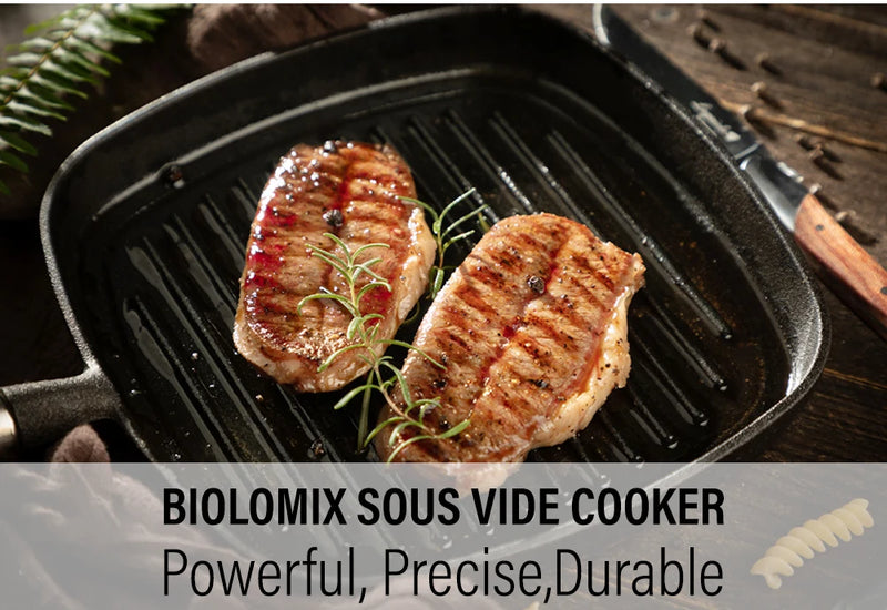 BioloMix 2.55 Generation IPX7 Waterproof Vacuum Sous Vide Cooker Immersion Circulator Accurate Cooking With LED Digital Display