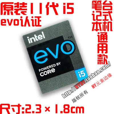 New Original 11-Generation Core i9 i7 i5 i3 Evo Certified Notebook Desktop Computer Cpu Sticker Label