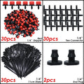 KESLA Garden Drip Irrigation Kit for 4/7mm 1/4'' Hose Automatic Watering Sprinkler Dripper Tee Connector Misting Cooling System