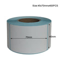 20x10mm Shipping Labels- 700 barcode sticker Per Roll Strongest & THICKEST - Thermal Postage BPA Free, Supermarket Blank Sticker