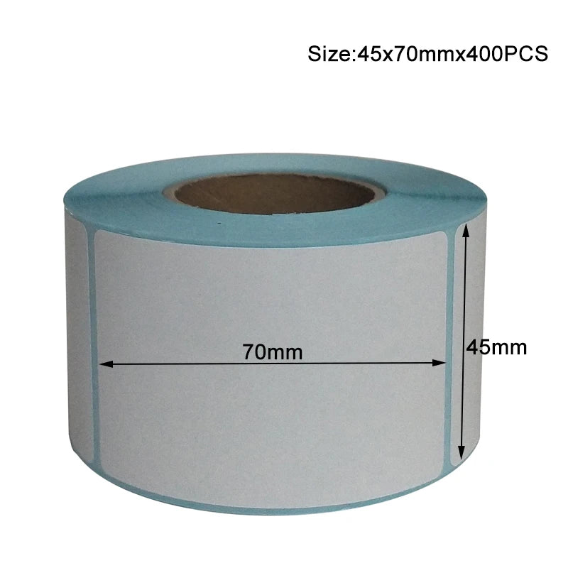 20x10mm Shipping Labels- 700 barcode sticker Per Roll Strongest & THICKEST - Thermal Postage BPA Free, Supermarket Blank Sticker