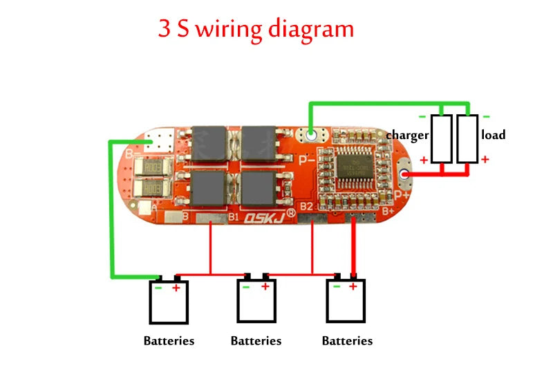 1S/2S/3S/4S/5S Li-ion 18650 Lithium Battery Charger Lipo Cell Module PCB BMS Protection Board For Drill Motor with Balance