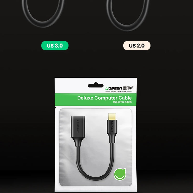 Ugreen USB C to USB Adapter OTG Cable USB Type C Male to USB 3.0 2.0 Female Cable Adapter for MacBook Pro Samsung Type-C Adapter