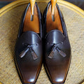 Cie Fiddle-Back /Beveled Waist Loafer With Metal Toe Men's Leather Footwear Wedding Party Casual Dress Shoe Fashiion Male LO54