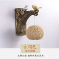 Creative Bird Branches Decorate Retro Wall Lamps Art Living Room Bedroom Aisle Balcony Stair Sconces Wall Lights Chinese Style