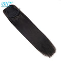 BHF Ponytail Human Hair Remy Straight European Ponytail Hairstyles 100g 100% Natural Hair Horse Tail Clip in Extensions