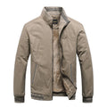 2025 Autumn Men Jackets 100% Cotton Chaqueta Casual Solid Fashion Vintage Warm Vestes Coats High Quality M-5XL Winter Jacket Men