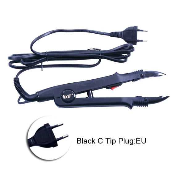 1pc JR-611 A/B/C tip Constant Heat Iron Hair Connectors Hair Extensions Tools  Fusion Iron Wand Iron Melting Tool+EU outlet