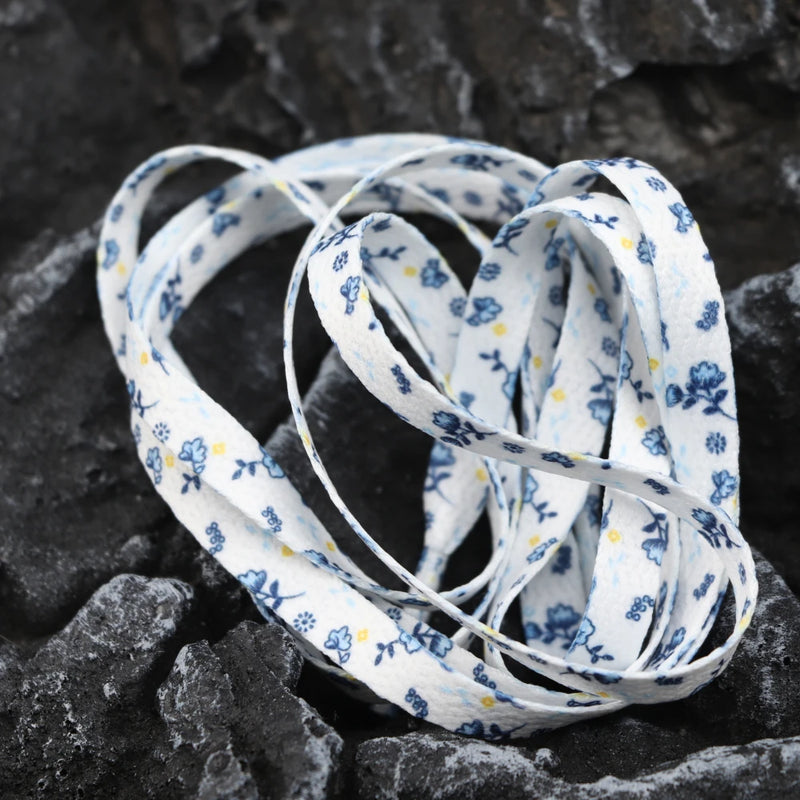 5 Style Cherry Blossom Pink AF1 Shoelace High-Cut Low-Cut Original Female Flower of Lace White Decorative Buckle Female Shoelace