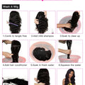 Siyun Show Loose Deep Wave Wig 30 Inch 13X6 HD Transparent Lace Frontal Wig 250 Density Lace Front Human Hair Wigs For Women