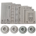Gray Flocked Bead Board For DIY Bracelet Necklace Beading Jewelry Making Organizer Tray Design Craft - Visuel 2 | SAMAG