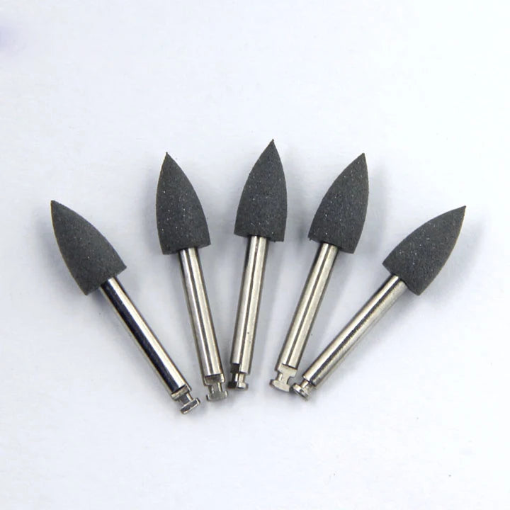 Dental Silicone Grinding Head Amalgam/Metal Polisher For Low-Speed Handpiece Contra angle Composite Teeth Polishing RA Stone