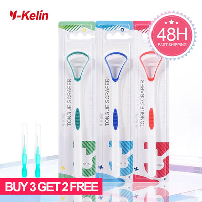 Y-Kelin Sales Silicone Tongue Scraper Brush Cleaning Food | SAMAG