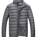 2026 Royal Blue Hooded Parkas Men's Zipper Control Winter Jacket Fashion Hot Sale Jaqueta Plus Size S-5XL Lightweight Warm Coats