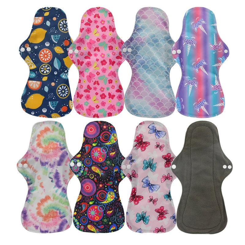 Reusable Urinary Incontinence Menstrual Pads Heavy Flow Large Size Breathable Cloth Napkin Waterproof Overnight Sanitary Pads