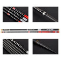 Goture 1/9 Power Super Hard Fishing Rod 3.6m-6.3m Carbon Telescopic Carp Rod Stream Hand Pole Fishing Accessories