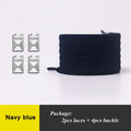 1Pair No Tie Shoelaces Elastic Shoelaces Kids Adult Quick Lazy Laces Flats Rubber Sneakers Running Shoelace 24 Colors