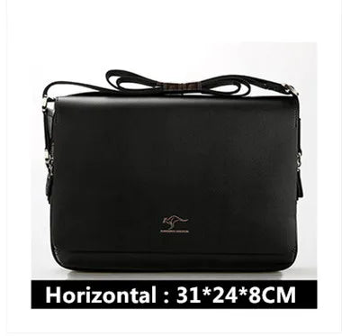 New Arrived Luxury Brand Men's Messenger Bag Vintage PU Leather Shoulder Bag Handsome Crossbody Handbags