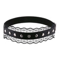 Flower Summer Sexy Women Elastic Leather Leg Ring Garter Belt Lace Punk Rivet Thigh Ring Goth Harajuku Harness Stockings Garter