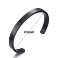 Vnox Vintage Stainless Steel Bangle for Men Women Mobius Twisted Cuff Bracelet Unisex Casual Pulseira - Visuel 9 | SAMAG