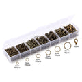 A Set Jewelry Findings Tool Open Jump Rings, Pliers, Lobster Clasps Hooks, Tweezers Making Supplies - Visuel 14 | SAMAG
