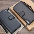 Baellerry Men Wallets Long Style High Quality Card Holder Male Purse Zipper Large Capacity Brand PU Leather Wallet For Men