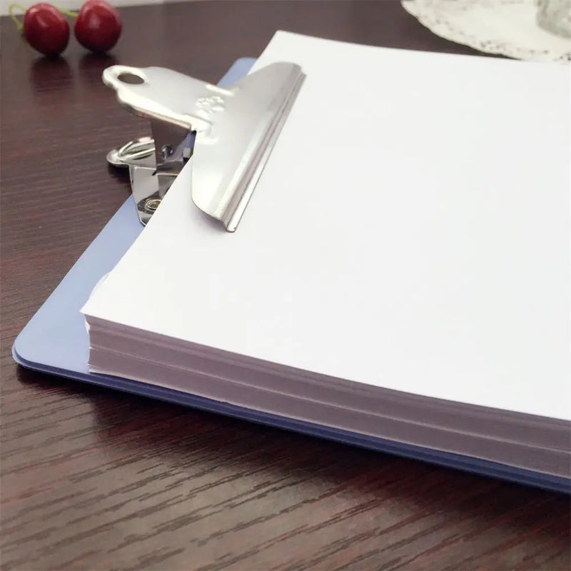 File Folder Paper Ticket Storage Collect Book A4/A5/A6 Clipboard Writing Board Clip A4 Document Holder Menu Bill Folder