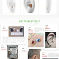 Hearing Aid Invisible Adjustable Wireless Hearing Aids Mini CIC Left/Right Ear Sound Amplifier For Adults Elderly Severe Loss