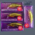 Tsurinoya 4PC 50mm 5g Sinking Minnow Artificial Bait for Trout Bass Fishing Wobbler Laser Hard Long Cast Fishing Lure DW63